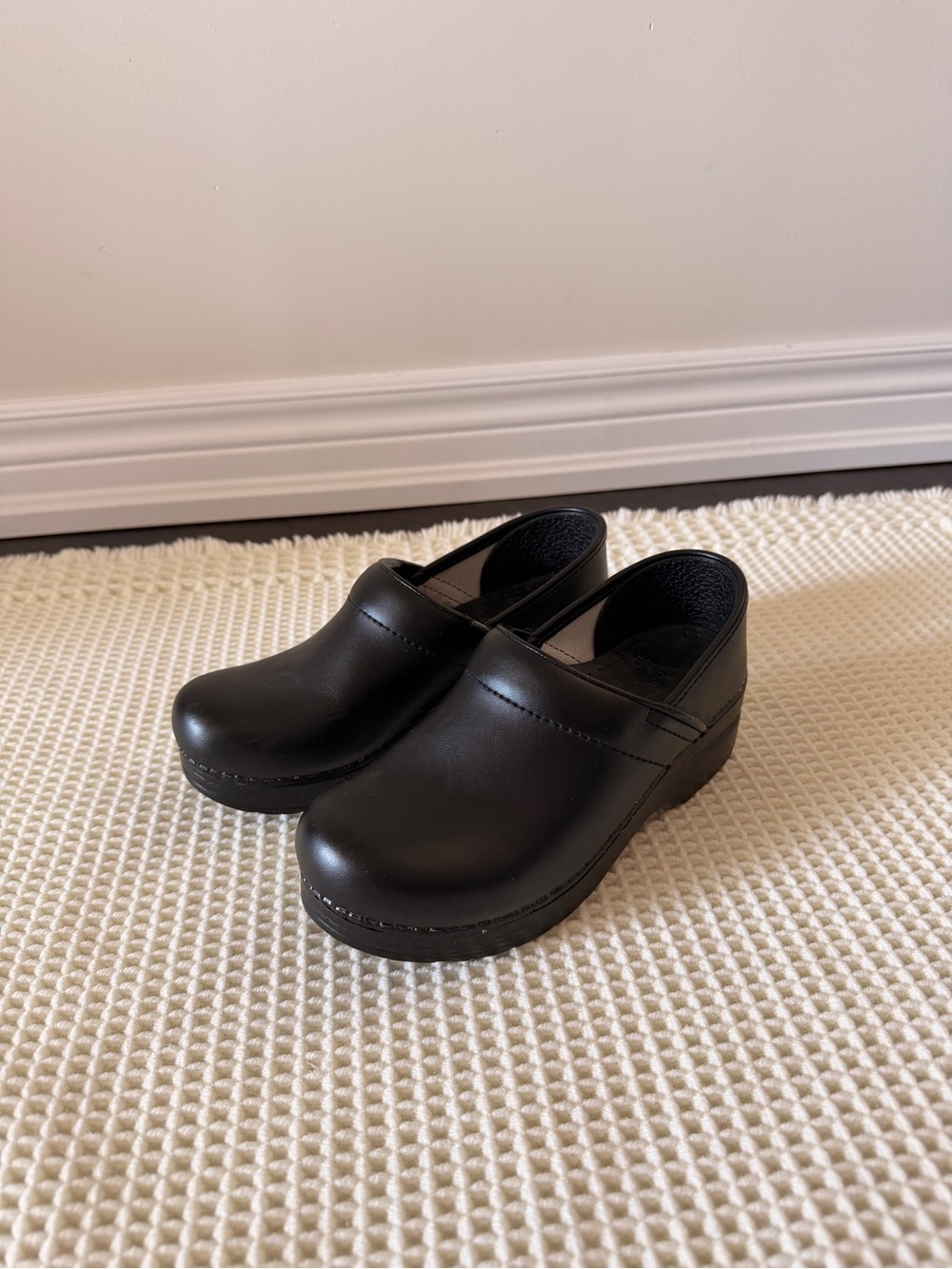 Dansko Black Waterproof Slip Resistant Professional Clog